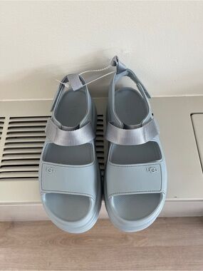 UGG GoldenGlow Sea Foam Sandals 8